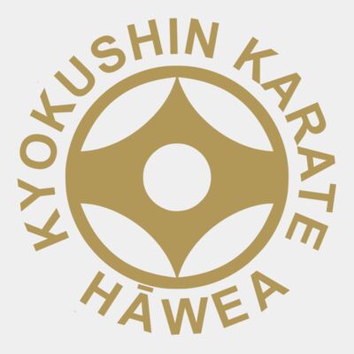 Hawea Karate Logo Dirty Gold Flat Thumbnail